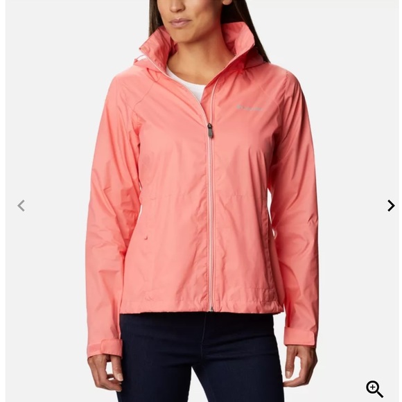 Columbia Jackets & Blazers - Columbia Women's Switchback III Waterproof Rain Packable Jacket in Salmon Size L
